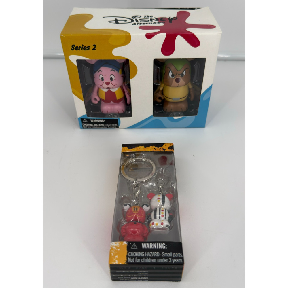 NEW Disney Vinylmation 3" Gummy Bears + Disney Parks Jr Pluto Keychain Lot